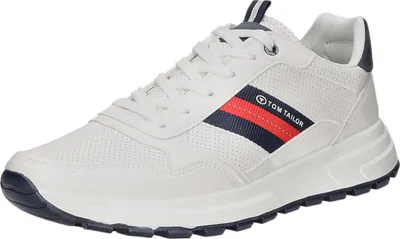 Produktbild von Tom Tailor Herren Low Sneaker Weiß Synthetik Größe: 45