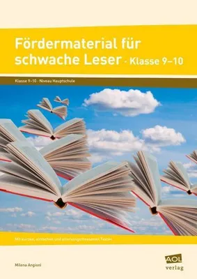 Obrázok produktu pre Fördermaterial für schwache Leser, Klasse 9-10