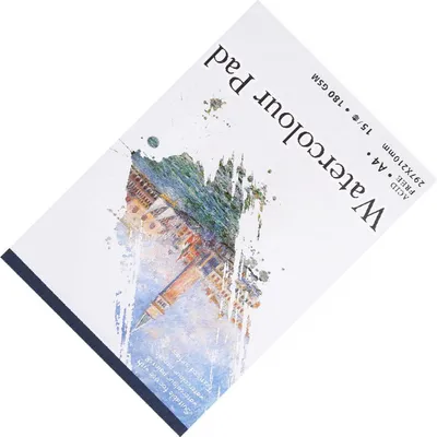 Zdjęcie produktu dla Szkicownik artystyczny – notes z papierem akwarelowym do malowania, rysowania i prowadzenia dziennika – kreatywny notes w formacie A4