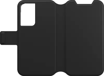 Produktbild von OtterBox Strada Series Via Tasche (Folie) Samsung Galaxy S22+ Smartphone - Schwarz - Synthetischer Gummi, Polycarbonat Body - Sturzsicher, Resistent gegen Fingerabdrücke, Kratzfest, Abriebfest