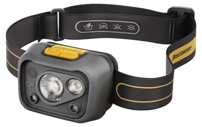 LED pracovní čelovka GP Discovery CHW54, 375 lm