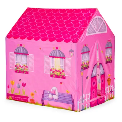 Produktbild von ECOTOYS Kinderspielzelt mit Tunnel Little House