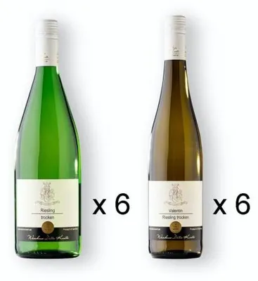 Produktbild von Weinhaus Dieter Kuntz: Riesling trocken (6x0.75l und 6x1l)