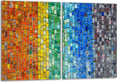 Produktbild von Glasschutzplatte für den Herd 2x40x52 Bunt