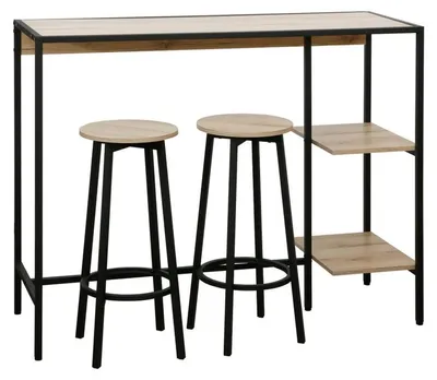 Produktbild von Kondela Barset Pohos 1+2 - Eiche / Schwarz