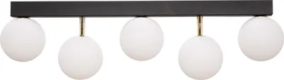 Immagine prodotto di Lampada da soffitto con sfere di vetro bianco ALI 5xG9 Linea Zuma 5643