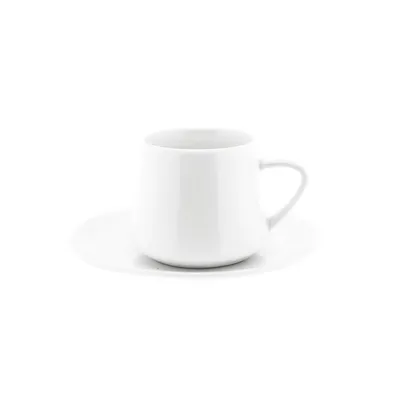 Obrázok produktu pre Mulex 12 ks Súprava šálok s podšálkami z porcelánu Moka servis 100 ml Biela