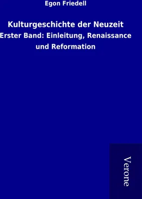Produktbild von Kulturgeschichte der Neuzeit