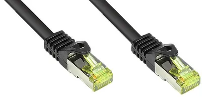 Zdjęcie produktu dla Good Connections Patchkabel m. Cat.7 Rohk. schwarz 0,5m