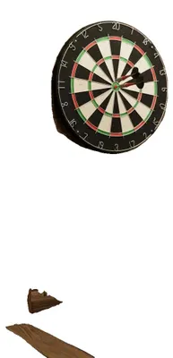 Produktbild von Dartboard, Sisal-Faser-Material, Standardgrößenkompatibilität, armeegrün