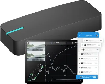Image de Chronomètre GPS avec superposition vidéo et module UBLOX, noir
