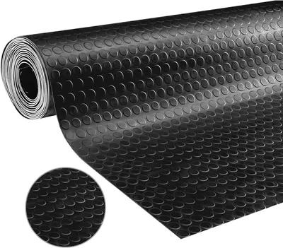 Produktbild von Gummimatte Meterware 500x100 cm rutschfeste Schutzmatte für den Boden