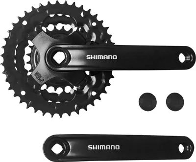Image de Shimano Tourney FC-TY301 manivelle de vélo MTB/Trekking garniture de manivelle Z42-34-24 170mm