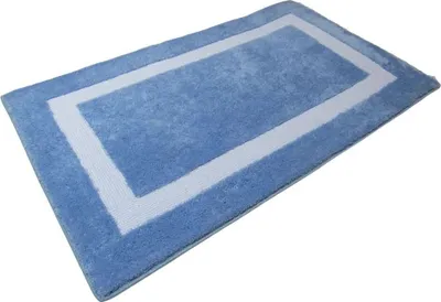Produktbild von Clarissa Badematte Badteppich Badvorleger Duschvorleger Badezimmerteppich 60x100cm Linea2 Acqua Hellblau