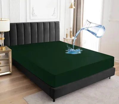 Obrázok produktu pre Elzusha – Vodotesný poťah na matrac – priedušný – 140x200 cm – zelený