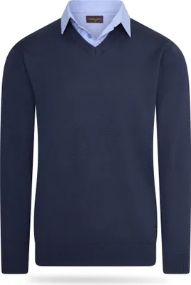 Produktbild von Cappuccino Italia Mock Pullover  Blau - Große M