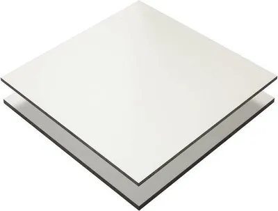 Productafbeelding van HPL Platen - Gevelplaten Balkonplaten - Buitenbekleding - Weerbestendig Duurzaam - 100 x 15 cm - Wit Ral9016