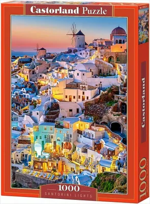 Produktbild von Castorland Santorini Lights 1000 pcs, 1000 Stück(e), Stadt, 9 Jahr(e)