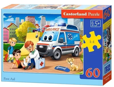 Produktbild von CASTORLAND Puzzle 60 Teile - Erste Hilfe