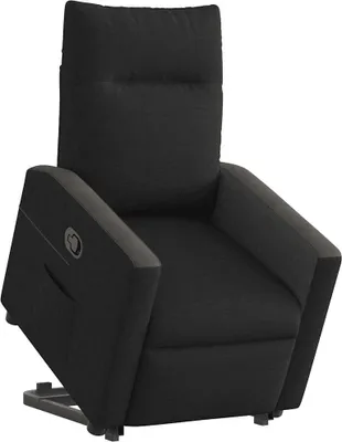 Produktbild von vidaXL Relaxsessel mit Aufstehhilfe Schwarz Stoff