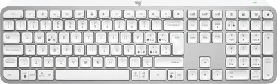 Immagine prodotto di Logitech MX Keys S tastiera RF senza fili + Bluetooth QWERTY Italiano Alluminio, Bianco
