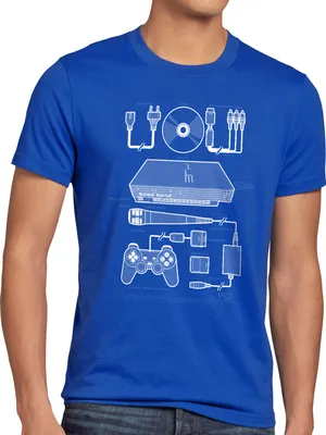 Produktbild von style3 PS2 Retro Gamer Herren T-Shirt PS gamepad konsole classic