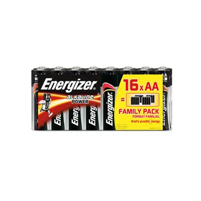 Immagine prodotto di Batteria ENERGIZER AA / LR6 Alcalina Confezione blister da 16 pezzi