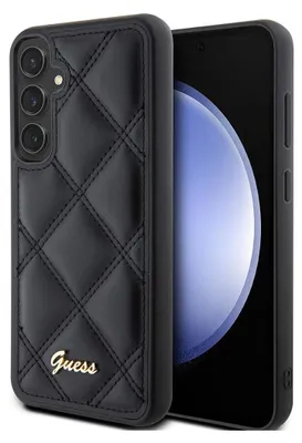 Zdjęcie produktu dla Guess GUHCS23FEPSQSQSK S23 FE S711czarny/black hardcase Quilted Metal Logo
