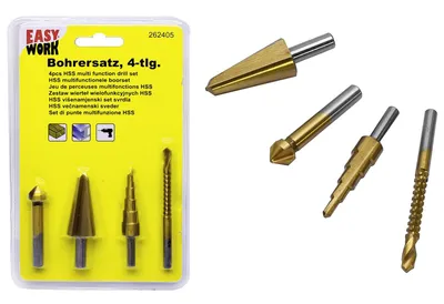 Obrázek produktu pro Sada vrtáků HSS 4 kusy