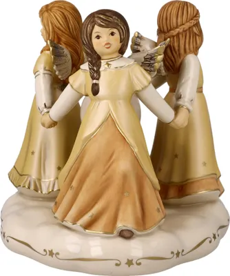 Produktbild von Goebel Engel Himmlischer Reigen, Dekofigur, Porzellan, Champagner, 17.5 cm, 41669071