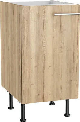 Produktbild von Optifit Spülenschrank Erik290 BxTxH 45 x 58,4 x 87 cm wildeiche strukturiert matt zerlegt Anschlag reversibel KFER SPL45