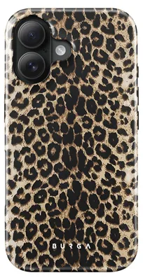 Produktbild von Burga, Stoßfeste Leopard Hülle für iPhone 16 Plus – Player, Schwarz