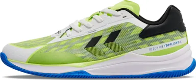 Produktbild von Hummel HB TopFlight Pro Indoor Hallenschuhe Sportschuhe Handballschuhe grün/weiss/blau 230728-6698, Schuhgröße:37.5 EU