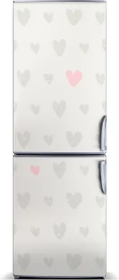 Produktbild von Tulup Kühlschrankdekoration - Magnetmatte - 60 cm x 180 cm - Magnet auf dem Kühlschrank - Herzen Hintergrund