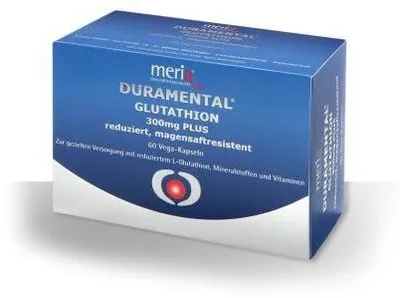 Produktbild von Duramental Glutathion 300 mg Plus magensaftr.Kaps. 60 St
