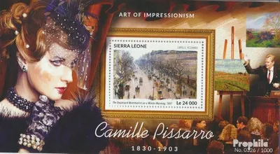 Produktbild von Briefmarken Sierra Leone 2015 Mi Block 815 (kompl. Ausg.) postfrisch Camille Pissarro