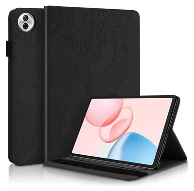 Produktbild von Für Honor Pad 10 aufstellbare Baum Muster Kunstleder Hülle Tasche Case Schwarz