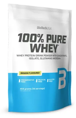 Image de BioTech 100% Pure Whey 454 g banana