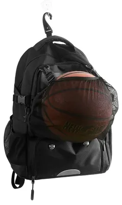 Produktbild von Sportrucksack mit Ballfach & Schuhfach, 15.6 Zoll Laptopfach, Schwarz