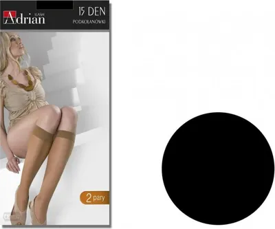 Produktbild von Dorlastan Kniestrümpfe 2 Paar ohne Kompression Nero Uni