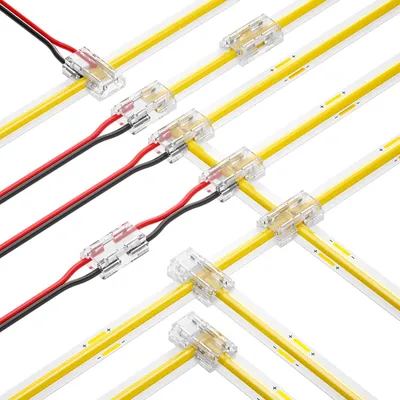 Produktbild von Clip-Verbinder 9 in 1 für LED Streifen 12/24V DC SMD und COB IP20 Breite 5mm/8mm/10mm 8 mm