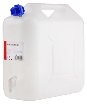 Immagine prodotto di Tanica per l'acqua con rubinetto, 15 l – per il campeggio, i viaggi e la casa