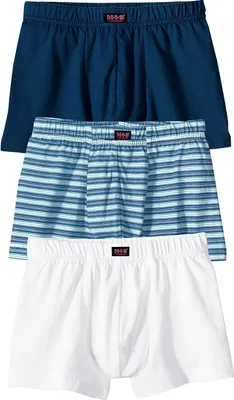 Produktbild von H.I.S. Boxer Boxershorts für Jungen 3 -teilig marine, weiß, marine-gestreift Größe 140