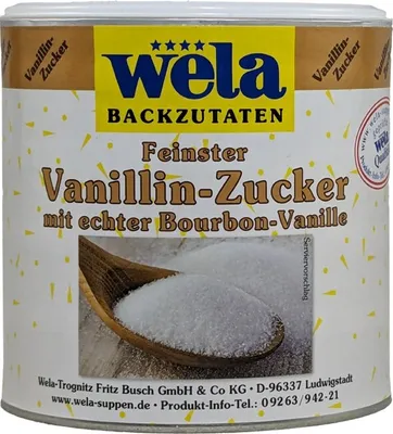 Produktbild von Vanillin-Zucker mit echter Bourbon-Vanille - wela