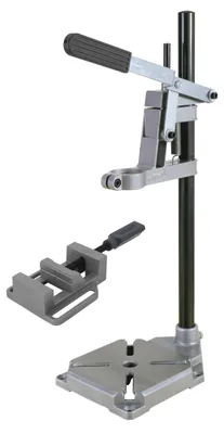 Produktbild von wolfcraft Bohrständer mit Schraubstock - Anpassbare Arbeitshöhe