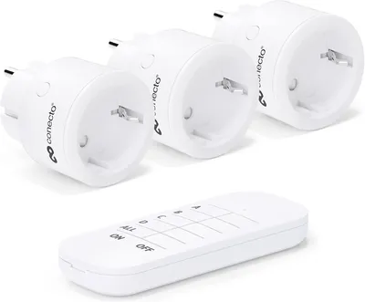 Productafbeelding van Draadloze Stopcontacten Set - 3 Stuks met Afstandsbediening voor Binnen, 2300W, 230V