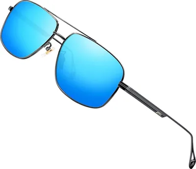 Produktbild von Polarisierte Herren Pilotenbrille UV400 Schutz Vintage Sonnenbrille
