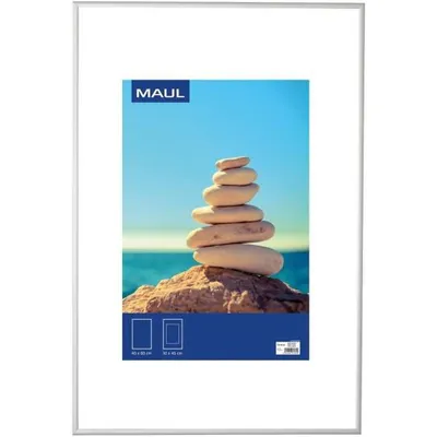 Produktbild von MAUL Bilderrahmen MAULdesign Aluminium 40 x 60 cm, ca. A2 silber