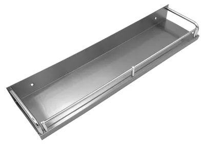 Produktbild von Edelstahlregal für Küche, Bad und Gewürze, 80 cm