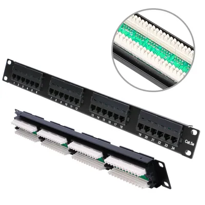 Obrázek produktu pro Extralink CAT5E UTP Patchpanel 24 porty